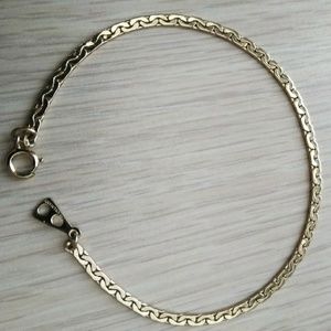 Gold plated bracelet